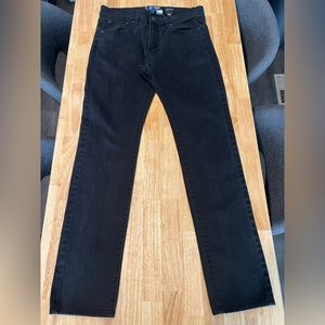 H&M Skinny Fit Black Denim Jeans. Men’s size 32